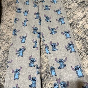 Disney Gray Pajama Bottoms with Blue Character Design